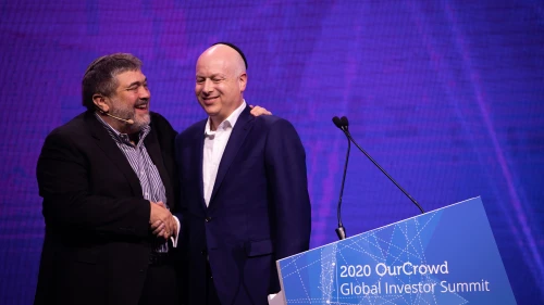 Former U.S. Special Envoy to the Middle East Jason Greenblatt speaks at the OurCrowd global investor summit at the International Conference Center in Jerusalem on Feb. 13, 2020. Photo by Yonatan Sindel/Flash90.