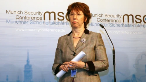 Click photo to download. Caption: The European Union’s foreign policy chief, Catherine Ashton, is among the world leaders under the spell of the Iranian masters of deception, according to JNS columnist Ben Cohen. Credit: Harald Dettenborn.