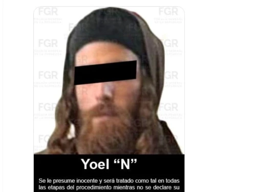 A photo of Yoel Alter published by the Attorney General's Office of Mexico on Dec. 26, 2025. Credit: FGR.