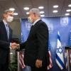 Israeli Prime Minister Benjamin Netanyahu meets with Brian Hook, U.S. Special Representative for Iran and denior sdviser to the U.S. Secretary of State, at the Prime Minister's Office in Jerusalem on June 30, 2020. Photo by Olivier Fitoussi/Flash90.