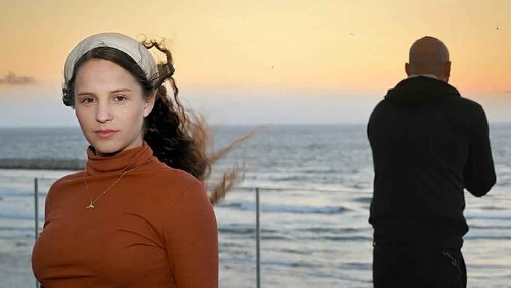 Orit Mark Ettinger and A. Photo: Efrat Eshel.