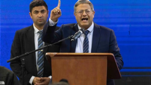 Otzma Yehudit Party leader Itamar Ben-Gvir speaks at a ceremony honoring the late Rabbi Meir Kahane in Jerusalem, Nov. 10, 2022. Photo by Olivier Fitoussi/Flash90.