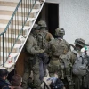 The Israel Police counter-terror unit (Yamam) prepares to storm a house in Haifa on March 12, 2018. Photo by Flash90.