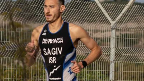 Israeli triathlete Shachar Sagiv. Source: Twitter.