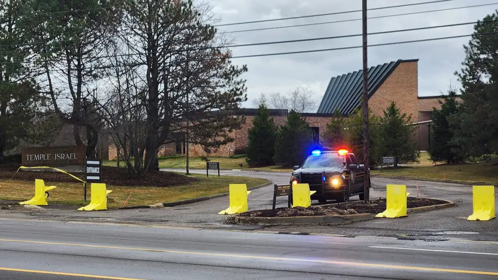Temple Israel After Truck Ran Into Synagogue Building