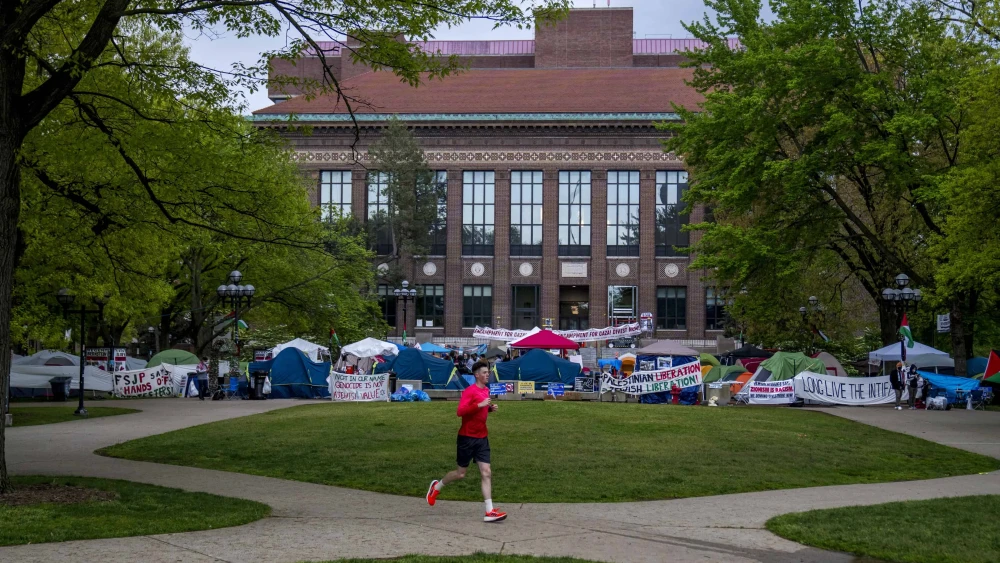 Tent Encampment, Pro-Palestinian Protests at University of Michigan