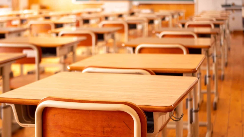 School Desk, Classroom