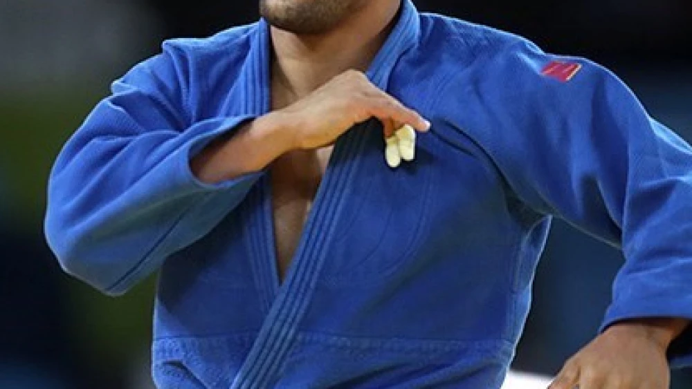 Iran judoka Saeid Mollaei, Aug. 9. 2016. Credit: Mohammad Hassansadeh via Wikimedia Commons.