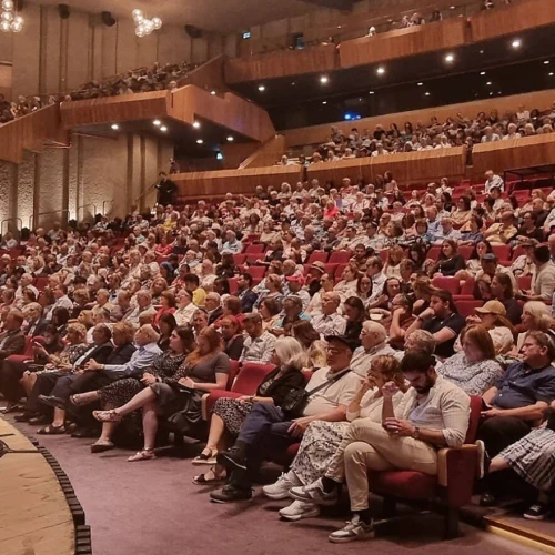The Jerusalem Theater was packed for The Michael Levin Base’s annual gala on Sept. 16, 2025. Photo by Sharon Altshul.