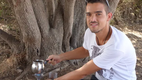 Omer Lev, shortly before he overdosed on fentanyl in 2019. Courtesy.