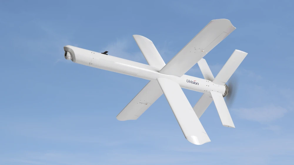 UVision's loitering munitions, known as the Hero series. Credit: Courtesy.