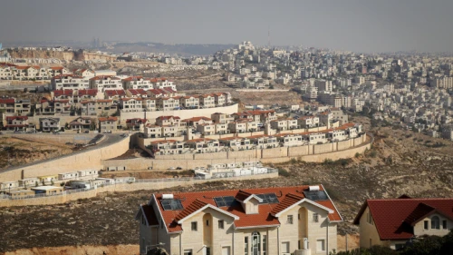 The Dagan (foreground) and Tamar (background) neighborhoods of Efrat in Judea, Nov. 10, 2020. Photo by Gershon Elinson/Flash90.