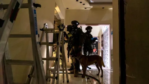 IDF soldiers prepare to demolish the Ramallah home of terrorist Eslam Froukh, June 8, 2023. Credit: IDF Spokesperson via TPS.