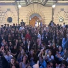 Some 300 Jewish teenagers from Israel and the Diaspora gather in Budapest for the first World Jewish-Zionist Youth Congress, Nov. 3, 2025. Credit: Israeli Ministry of Education.