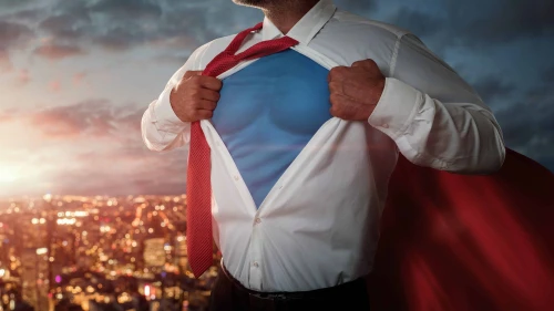 An illustrative image of a superhero. Photo: rangizzz/Shutterstock