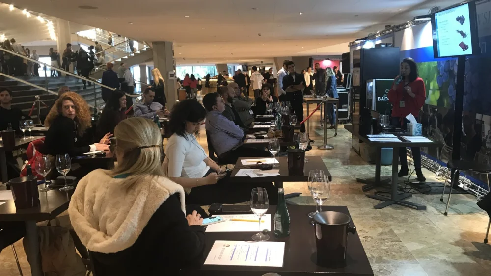 The Sommelier 2018 exhibition in Tel Aviv. Credit: Eliana Rudee.