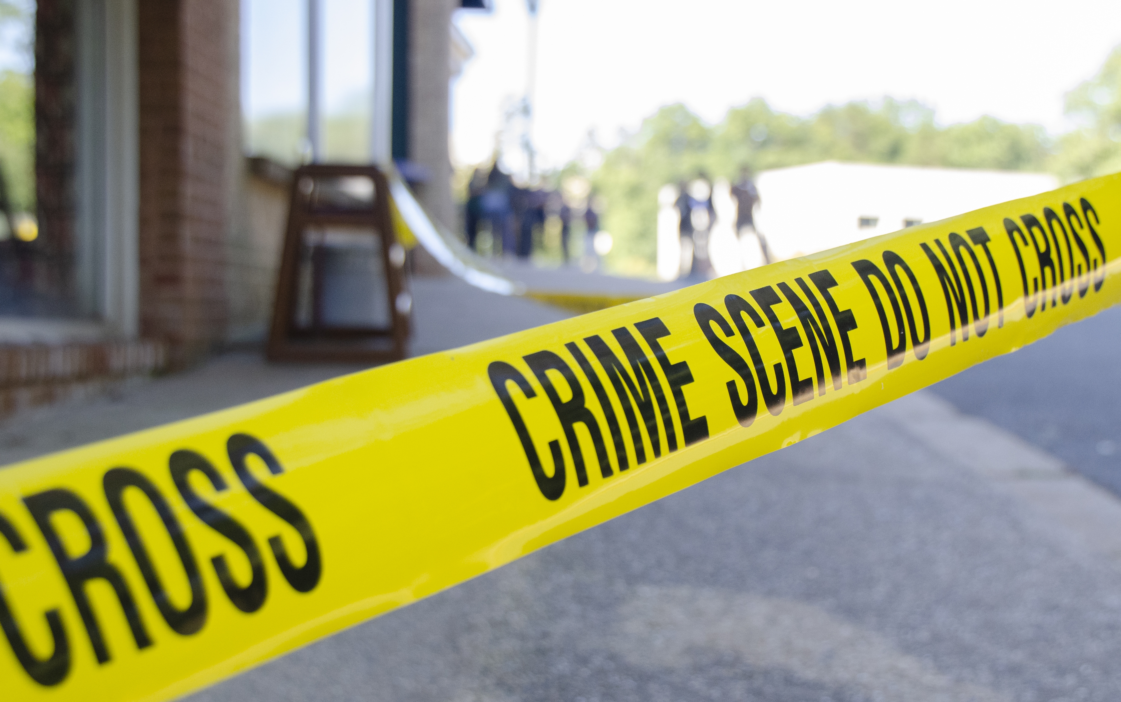 Crime scene police tape
